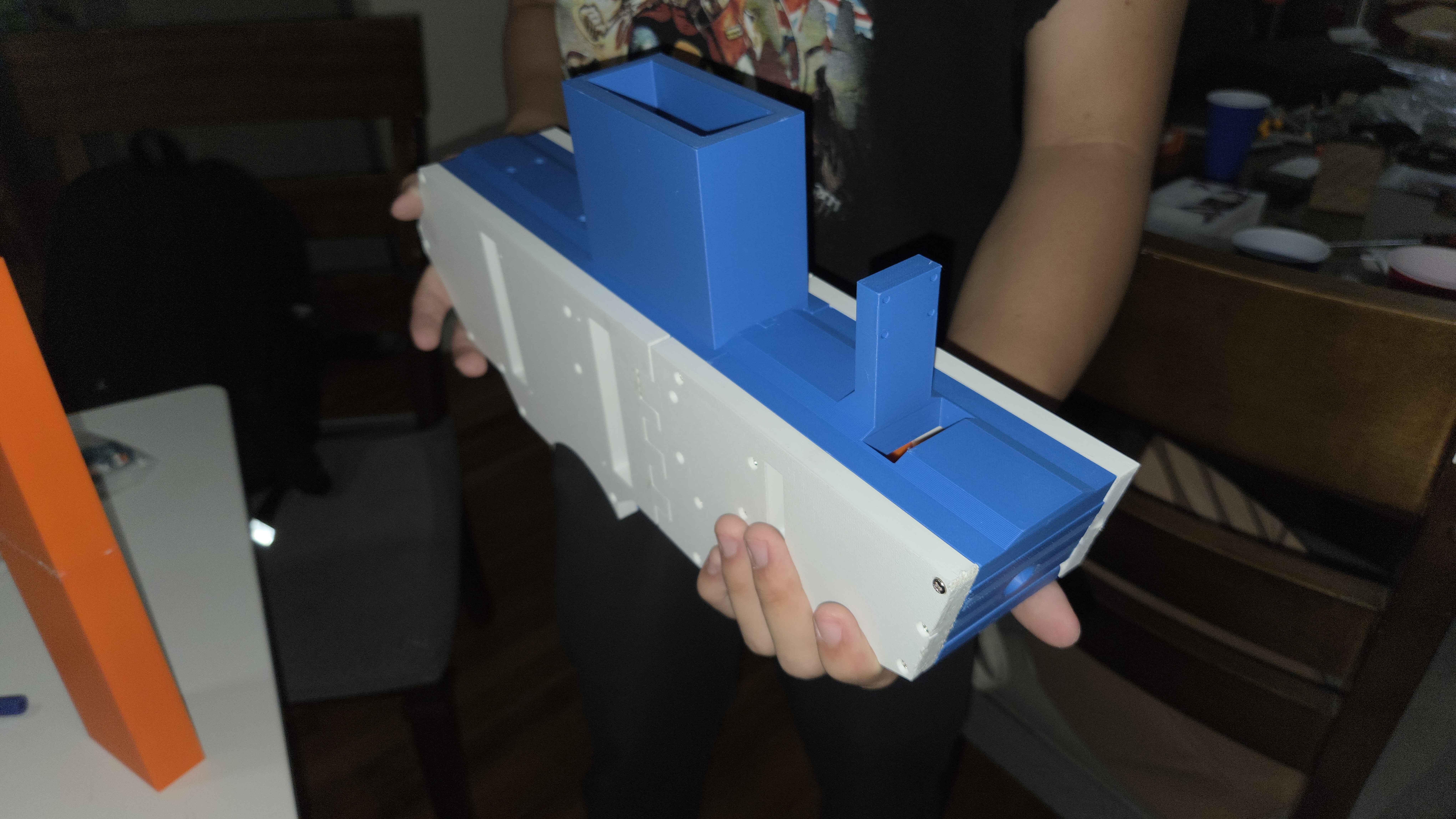The printed turret head assembly